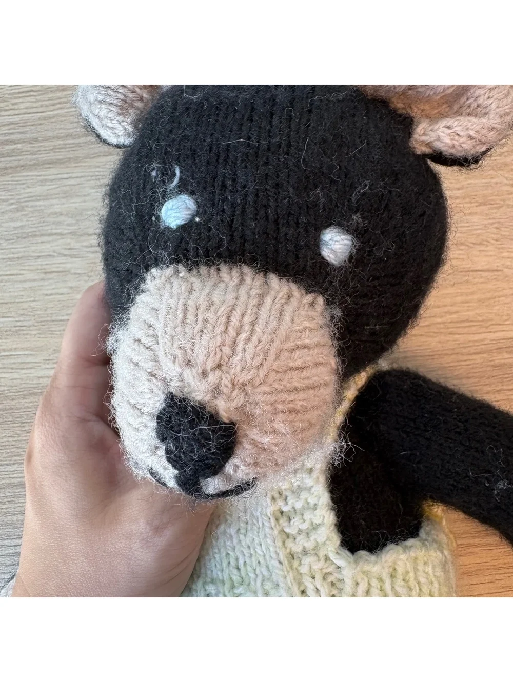 Handmade Knitted Teddy Bear “William” Artist Bear Stuffed Animal Plush 14”